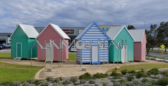 A Grill’d restaurant is being planned for the site where the iconic Alkimos beach huts once stood. 
