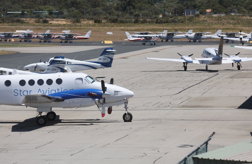 The airport said a direct lightning strike on the airfield had resulted in damage to critical airstrip infrastructure. 