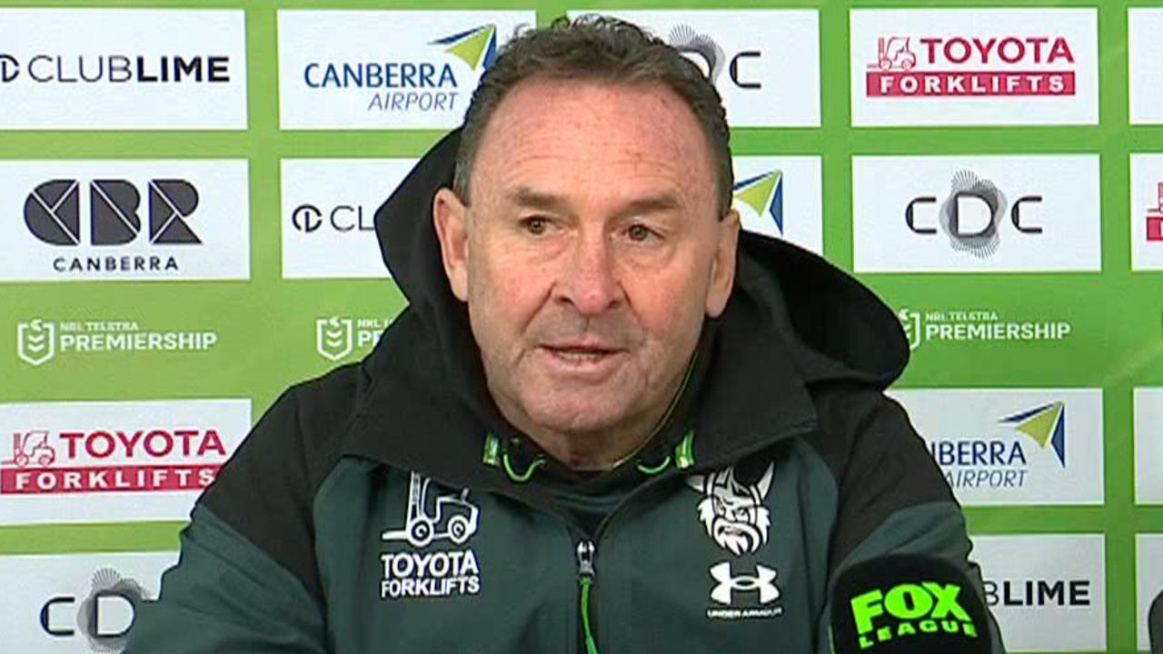 NRL 2026: Raiders coach Ricky Stuart press conference, doesn’t want to talk about crushing loss to Penrith