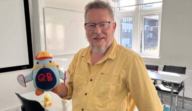 Seven writers, four physicists, one room, lots of plushies – Physics World