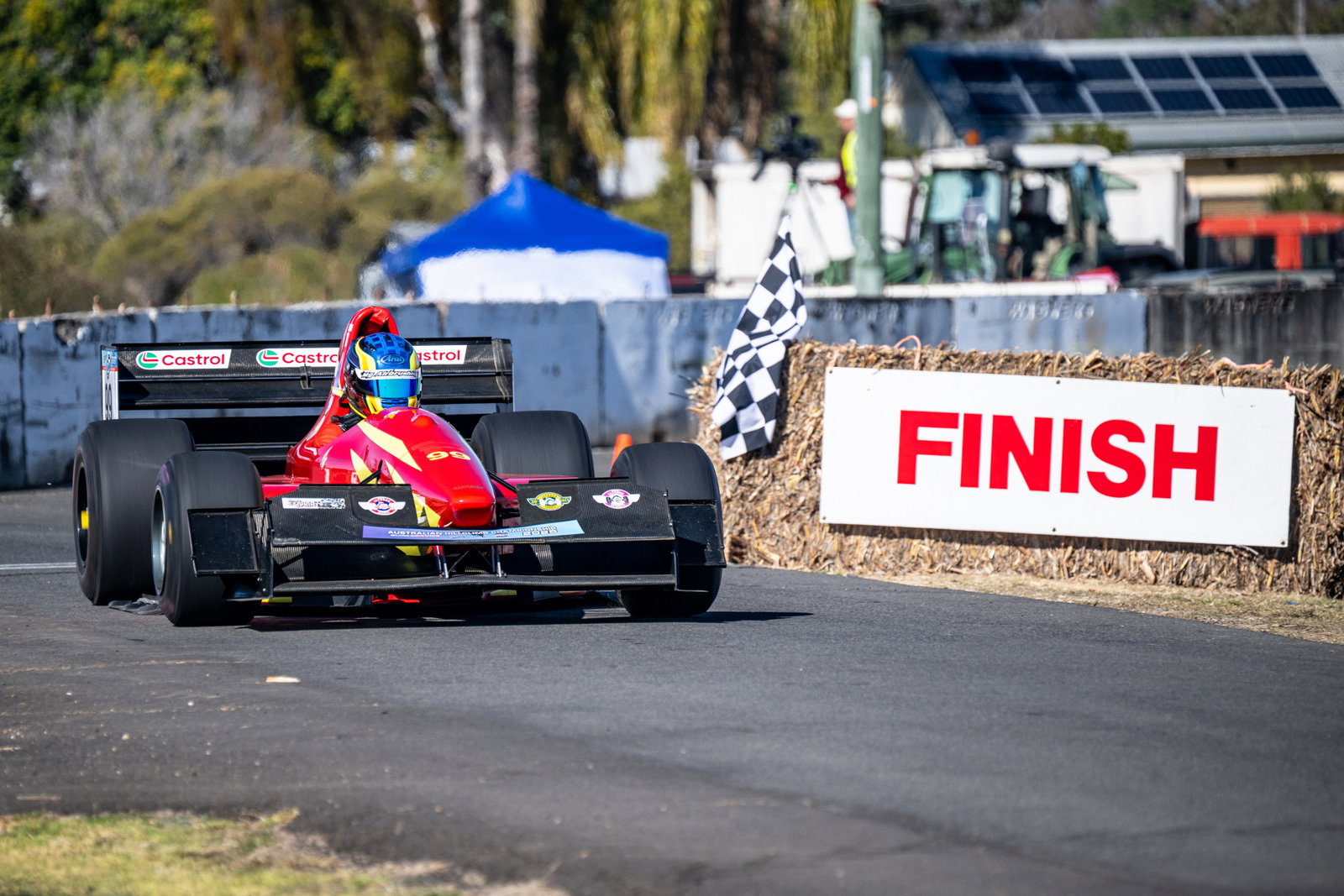 Spectacular Historic Leyburn Sprints won by Dean Amos