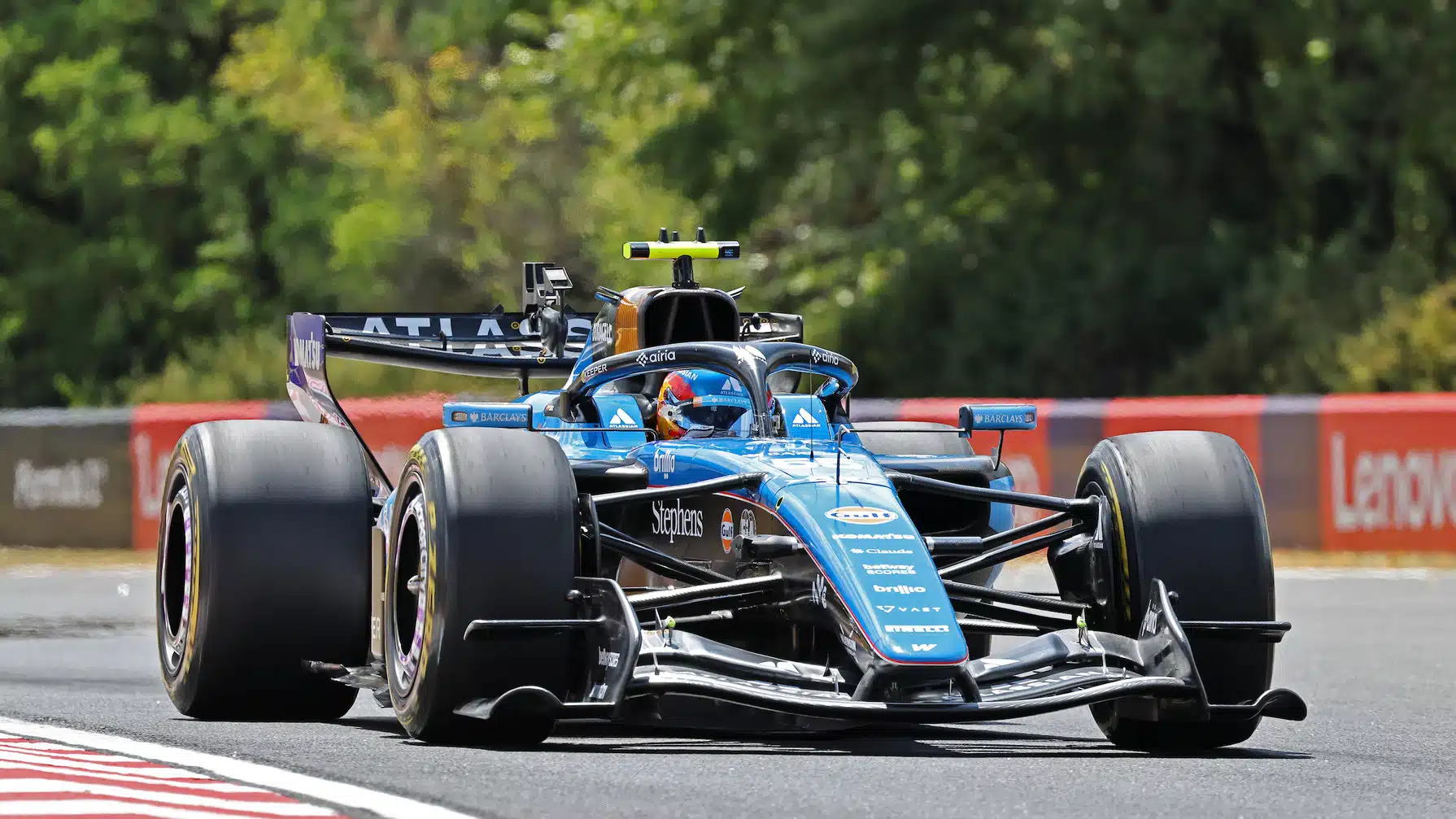 Carlos Sainz Jr (Williams-Mercedes) during FP1 practice before the 2026 Hungarian Grand Prix