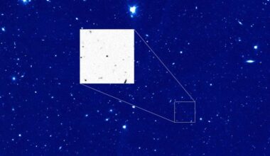 Researchers found this image of comet 28P/Neujmin in the archives of Japan's Subaru Telescope and its Subaru Prime Focus Camera (Suprime-Cam). It turned out to be from almost the perfect angle to study the comet from. It's a naked comet without a coma, and these lucky observations gave astronomers a great look at its surface. Image Credit: NAOJ
