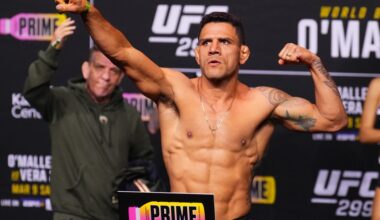 41-year-old Rafael dos Anjos returns to action after two years at UFC 332