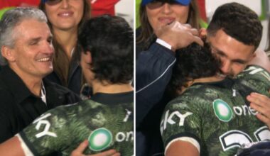 NRL 2026: Jett Cleary emotional after debut in NZ Warriors def Knights, Ivan Cleary and Nathan Cleary attend first game, video, latest news