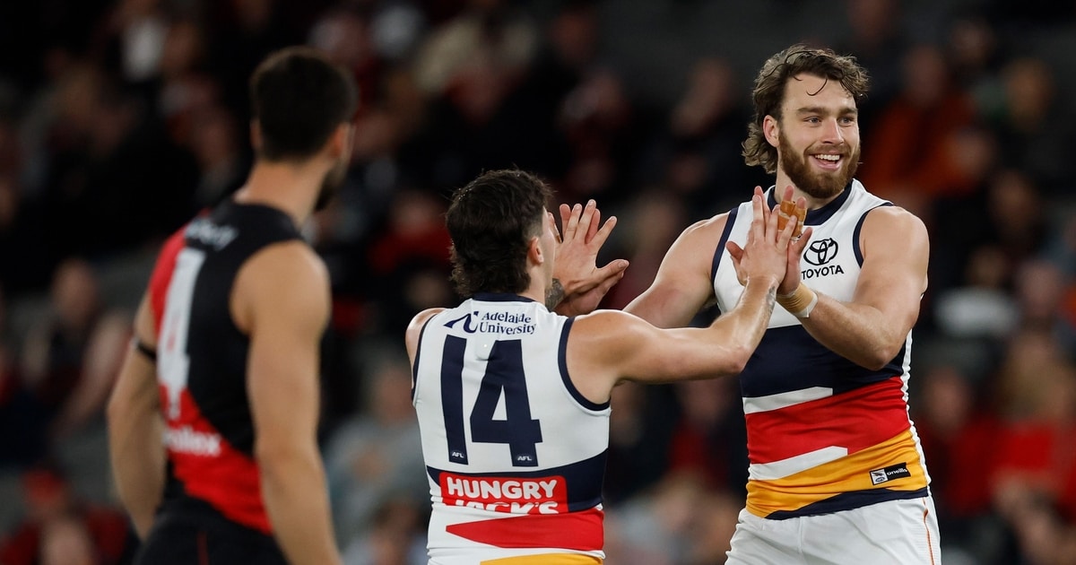Adelaide Crows cruise past Essendon Bombers to soar into top four