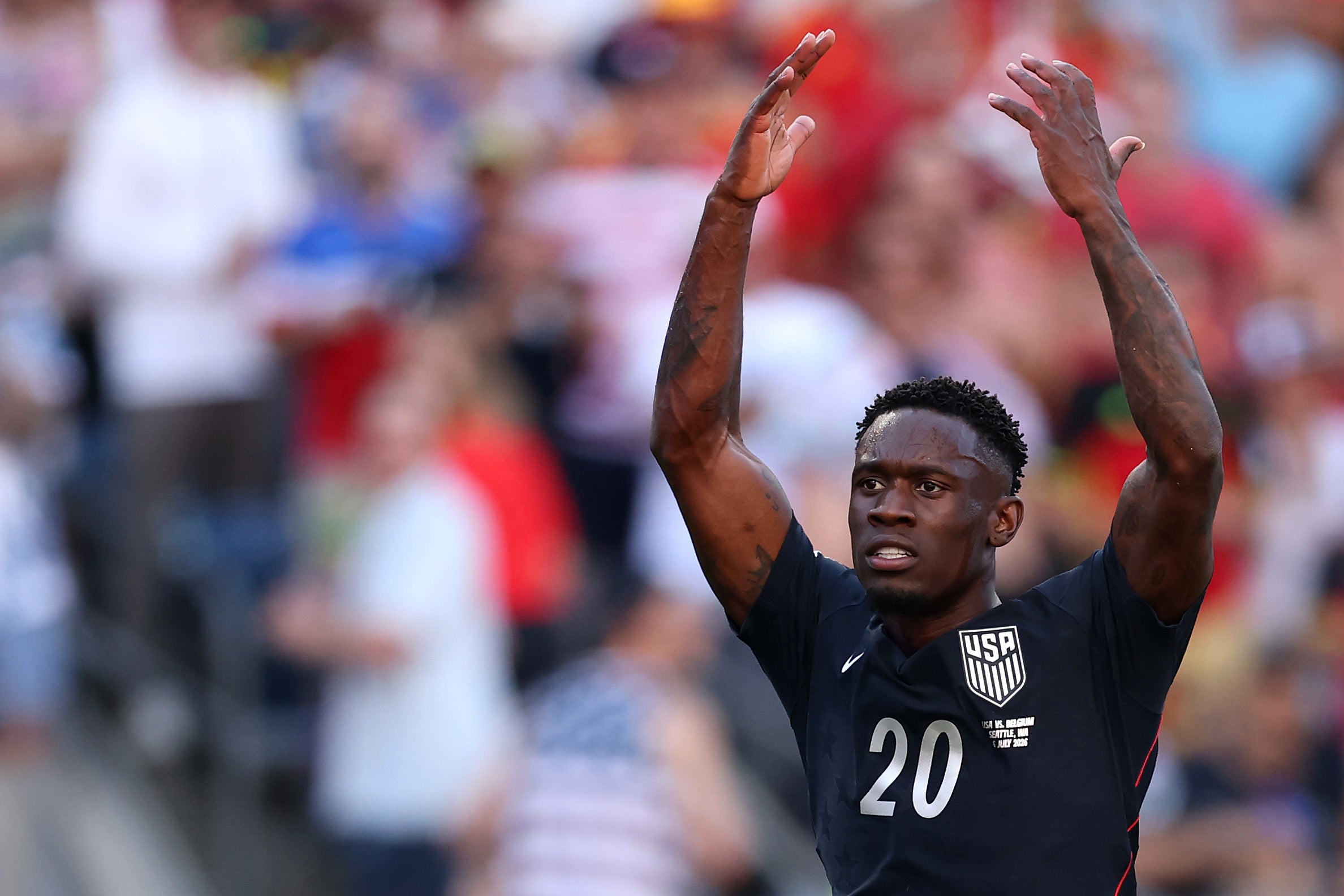 Folarin Balogun was able to play against Belgium with President Donald Trump's intervention assisting the suspension of his ban