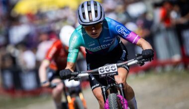 A fighting return for Sammie Maxwell at Mountain Bike World Series round in Les Gets