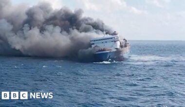 Five dead, 41 missing, after Indonesia ferry catches fire - BBC