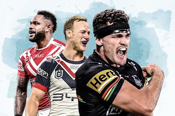 Top of the NRL tree? Nathan Cleary, Daly Cherry-Evans and Hamiso Tabuai-Fidow all have 2026 title claims.