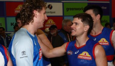 Western Bulldogs spearhead Aaron Naughton in race against clock for finals