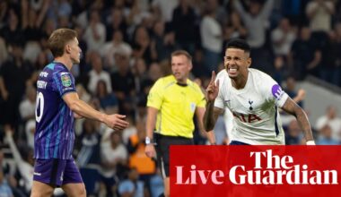 Spurs 5-1 Charlton, Newcastle 3-2 West Brom, Preston 0-4 Everton, Carabao Cup – as it happened | Carabao Cup