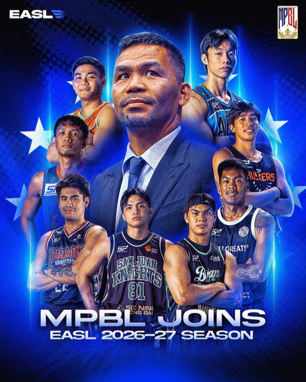 The Maharlika Pilipinas Basketball League was founded by boxing legend Manny Pacquiao. Photo: Handout