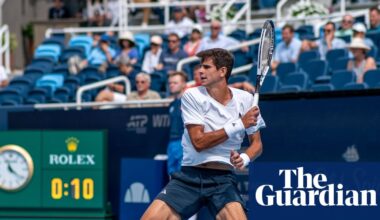 Teenage ace Rafael Jódar endures defeat by Cobolli but his star is rising | Tennis