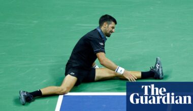 Ailing Novak Djokovic falls in US Open first round for earliest grand slam exit in 20 years | Novak Djokovic