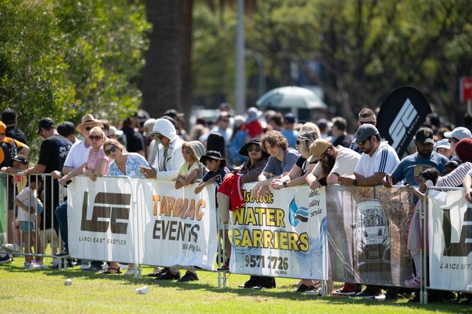 The event is spectator-friendly.