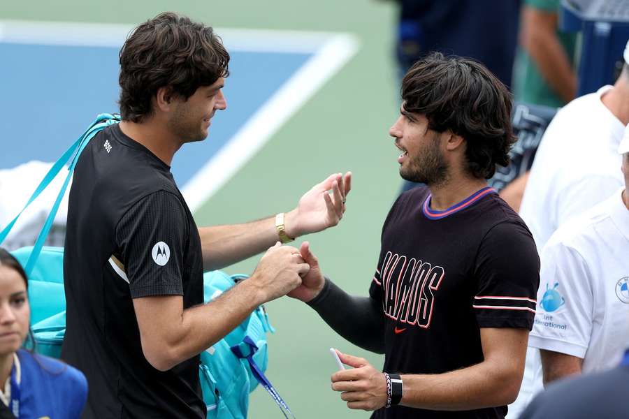 Fritz speaks to Alcaraz