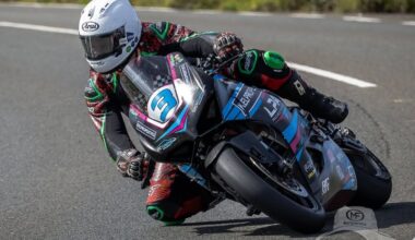 Johnny Stewart wins Senior Manx Grand Prix
