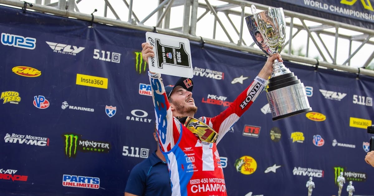 Hunter Lawrence Wins 450 Pro Motocross Championship at Ironman