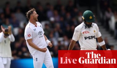England v Pakistan: first men’s cricket Test, day three – live | Cricket