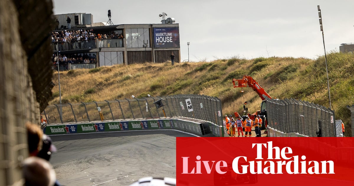 Formula One 2026: Norris beats Antonelli to win Dutch GP after Verstappen crash – live | Formula One 2026