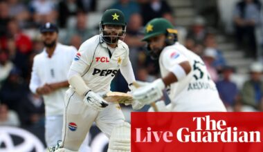 England v Pakistan: first men’s cricket Test, day one – live | Cricket