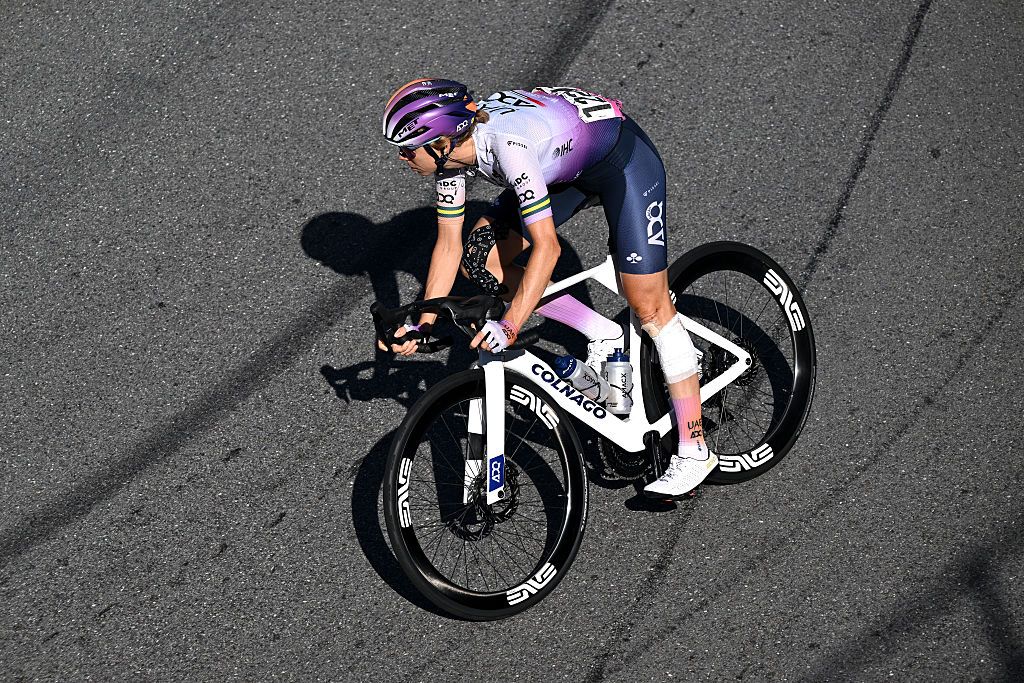 Brodie Chapman of Australia and UAE Team ADQ competes during the 10th Tour de Suisse Women 2026, Stage 5