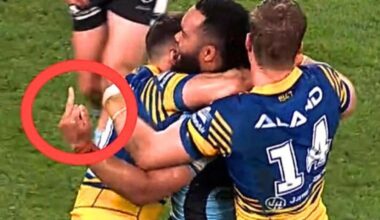 NRL world stunned by Sharks star’s X-rated act during devastating defeat