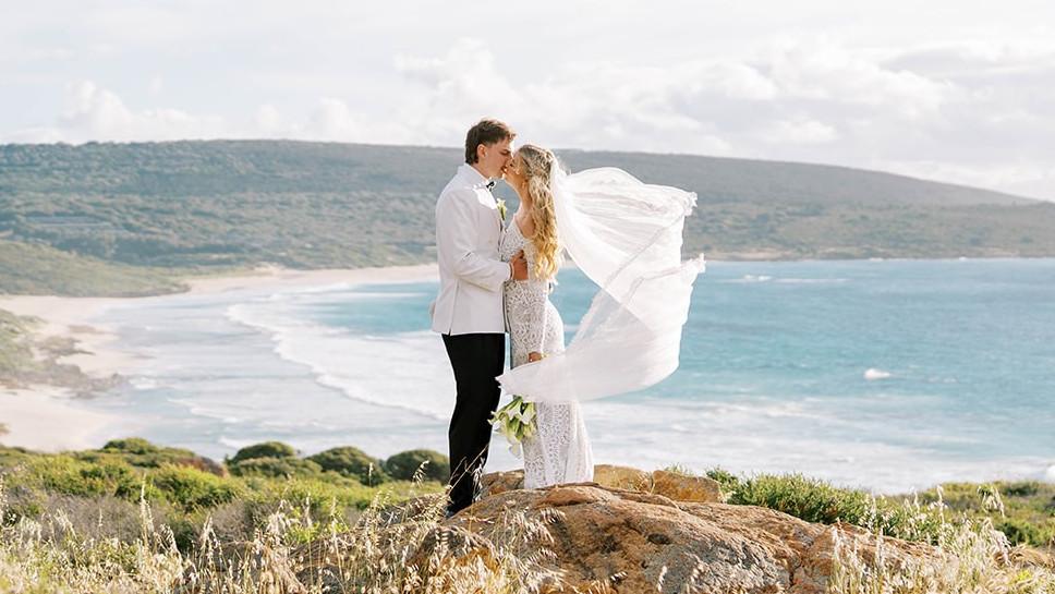Wedding of the week: Yallingup was the perfect picturesque backdrop for this heartfelt celebration