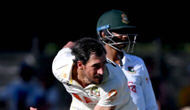 Australia v Bangladesh Test, day 3 live scores and highlights: Aussies play for future