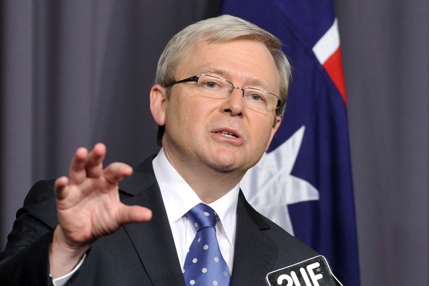 Kevin Rudd made "no apologies" for increasing the tobacco excise.