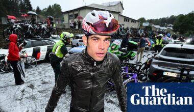 Vuelta a España: giant hail forces stage three abandonment in Pyrenees | Vuelta a España