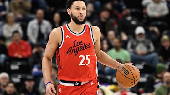 Back on court: Former NBA star Ben Simmons has not played professionally since leaving the Los Angeles Clippers after the 2024-25 season.