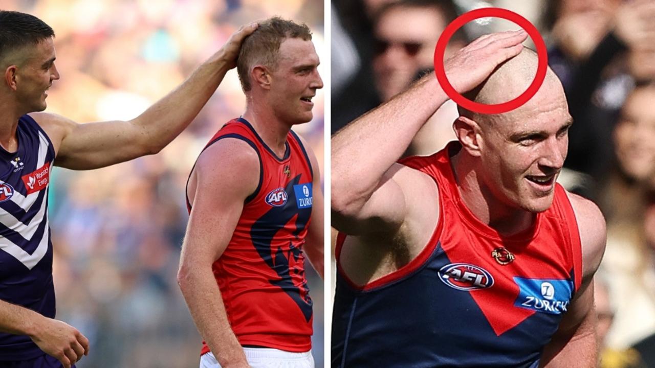 Melbourne Demons star Harrison Petty hits back with ‘cheeky dig’ after AFL ‘taunt’ controversy for Fremantle Dockers