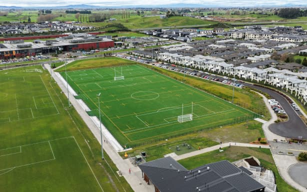 The turf hit ‘unforeseeable’ ground condition issues during construction, Hamilton City Council said.