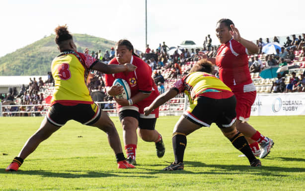Tonga outscored PNG six tries to four in Port Moresby.
