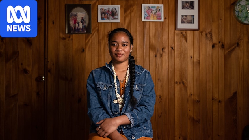 Climate change forces family to leave behind 'beautiful' life in Tuvalu