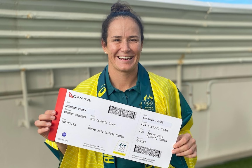 Shannon Parry ahead of the Tokyo Olympics in 2021.