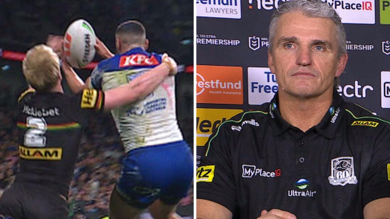 NRL 2026: Ivan Cleary slams Bunker blunder as Tom Jenkins denied try, Penrith Panthers press conference