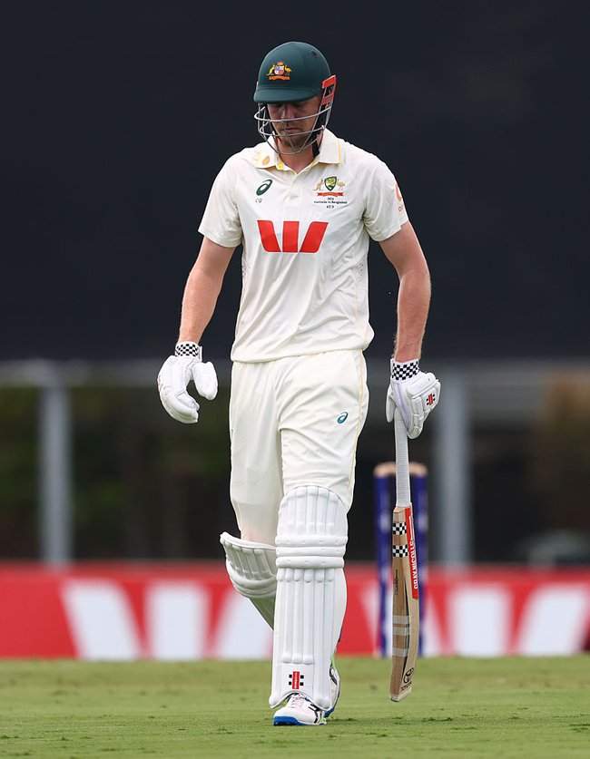 Cameron Green is under pressure to score runs in the second innigs. 