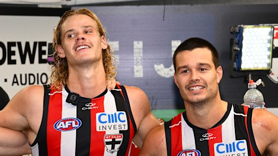 St Kilda stars Tom De Koning and Jack Silvagni were huge names at Carlton before leaving the Blues as free agents. 
