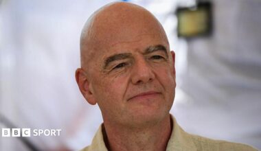 Gianni Infantino pictured earlier this month in Colombia