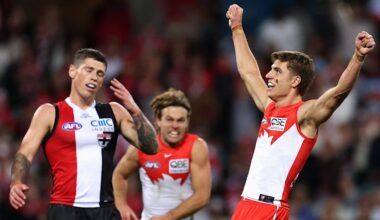 St Kilda vs Sydney Swans LIVE: AFL round 21 2026, scores, results, odds, stats and start time from Marvel Stadium