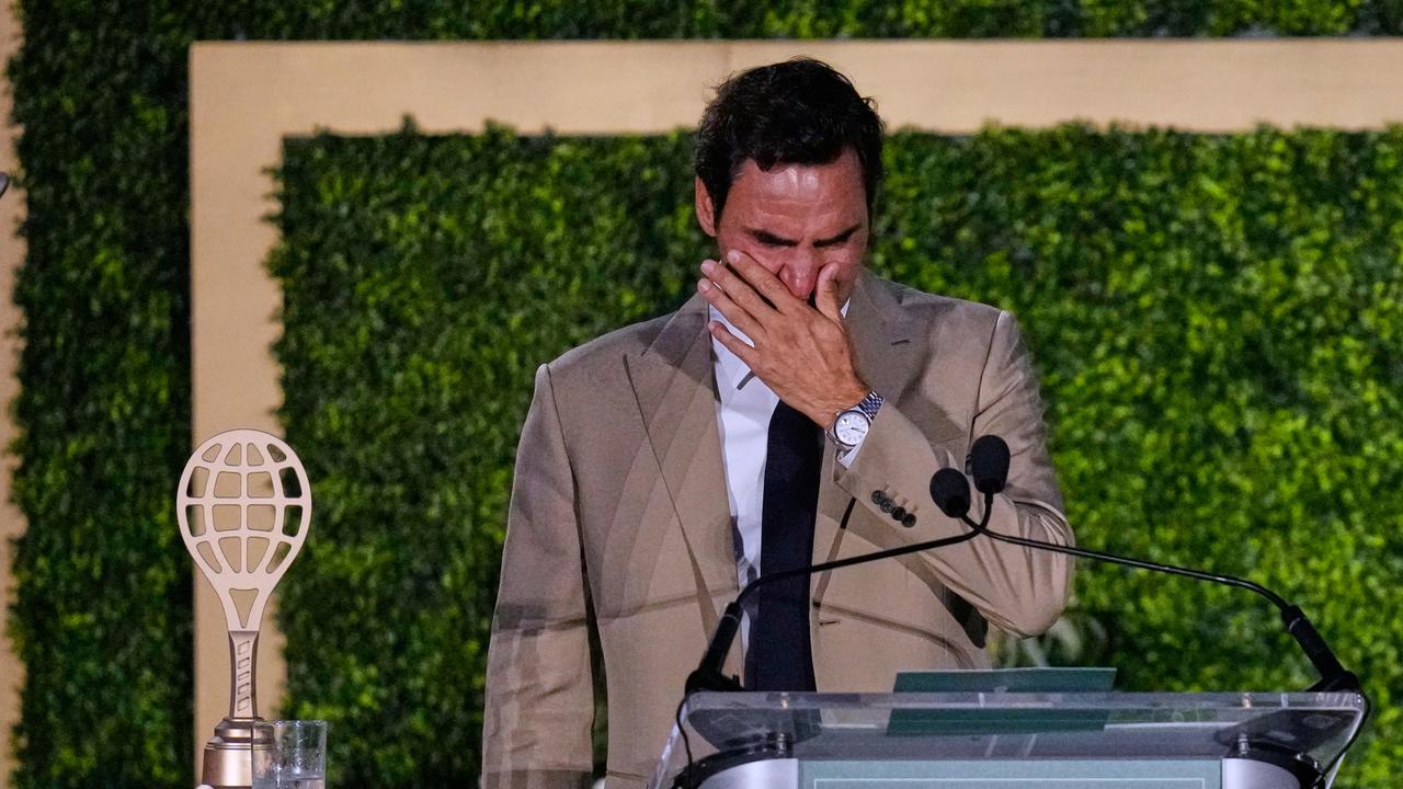 Emotional Federer ‘a mess’ as tennis legend awarded ‘greatest honour’ in moving scenes