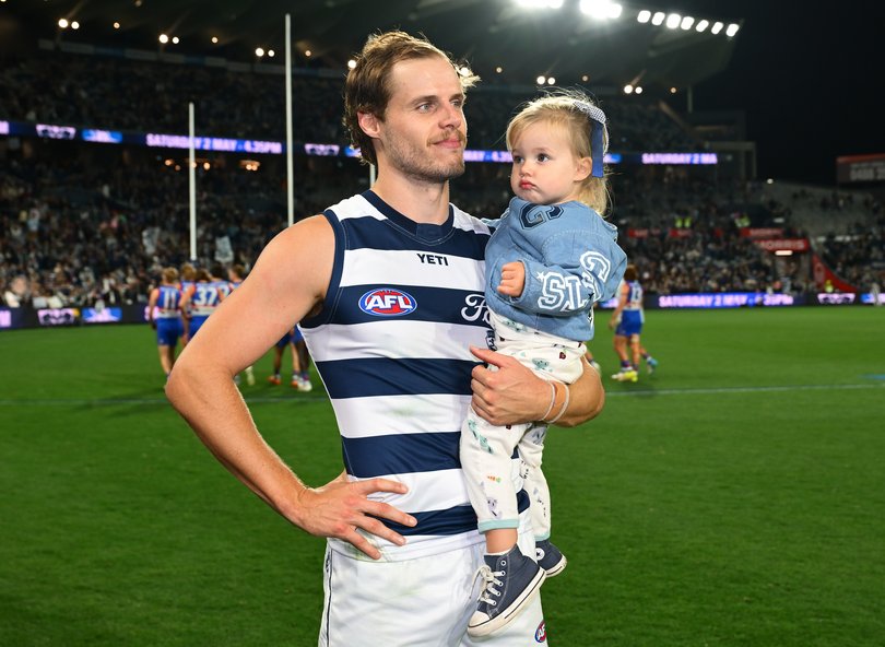 Jake Kolodjashnij has identified himself as the Geelong player who secretly signed a concussion waiver.