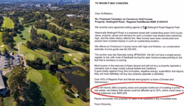 Golf course to graveyard: Lidcombe homes lose $600k in value
