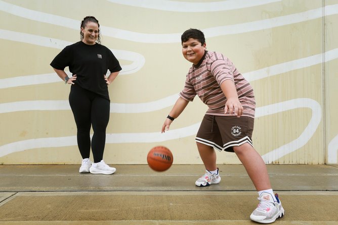Patrick is now an avid basketballer, able to live a normal childhood because of support from RCWA.