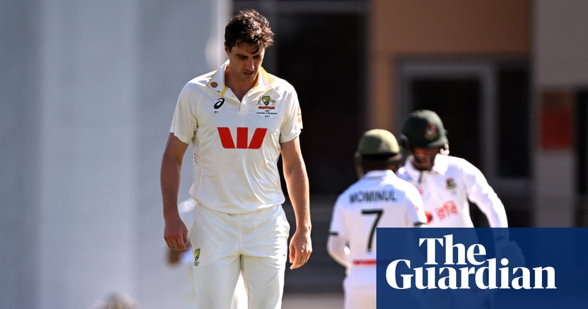 Australia bowlers toil as Tanzid Hasan ton puts Bangladesh in command of first Test | Australia cricket team