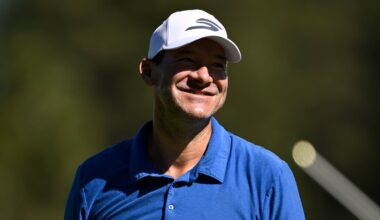 Only a month ago, Tony Romo enjoyed happier times while playing in a celebrity golf tournament in Lake Tahoe.