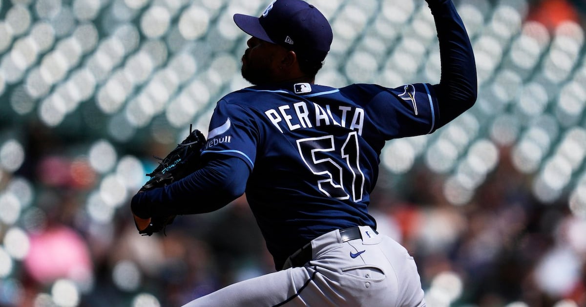 Freddy Peralta's six scoreless innings leads Tampa Bay Rays to win over Detroit Tigers